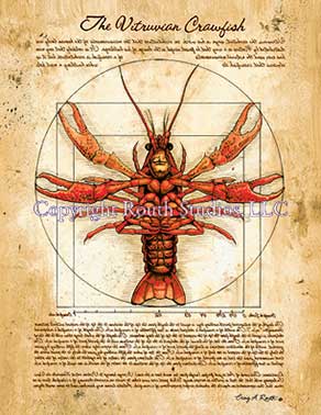 Vitruvian Crawfish - "Vitruvian Man"